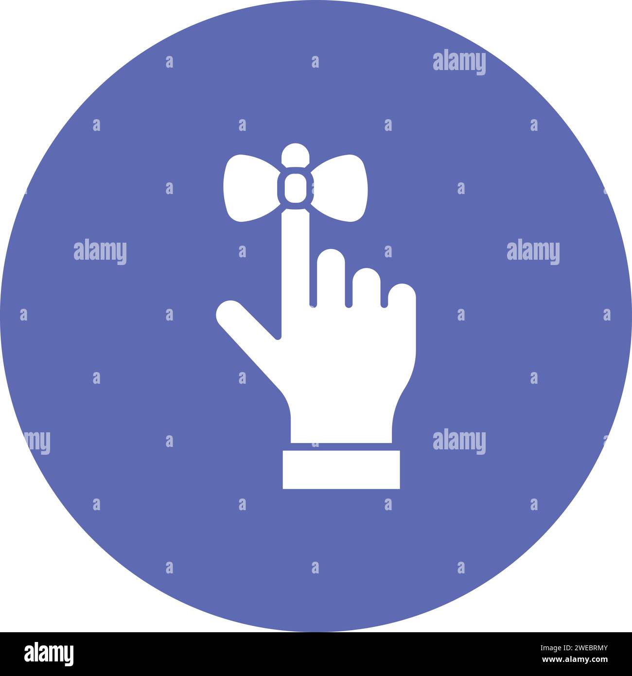 Reminder Ribbon icon vector image. Suitable for mobile application web application and print media. Stock Vector