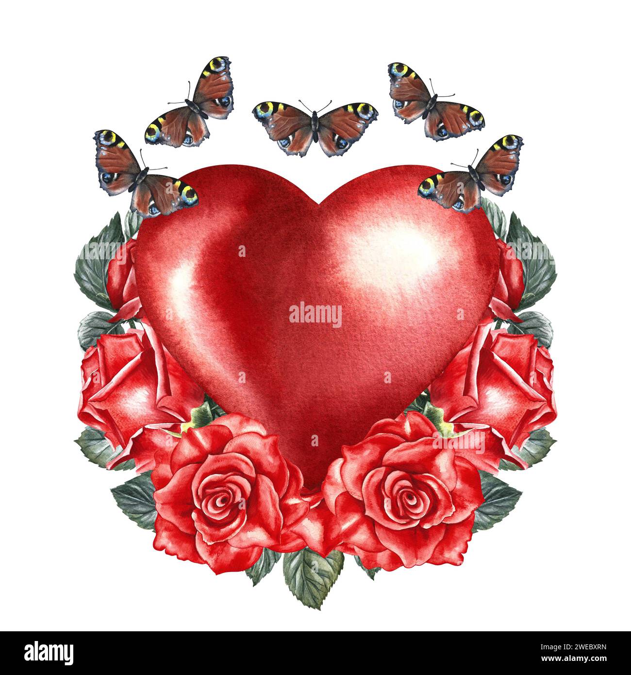 Animated Roses And Hearts