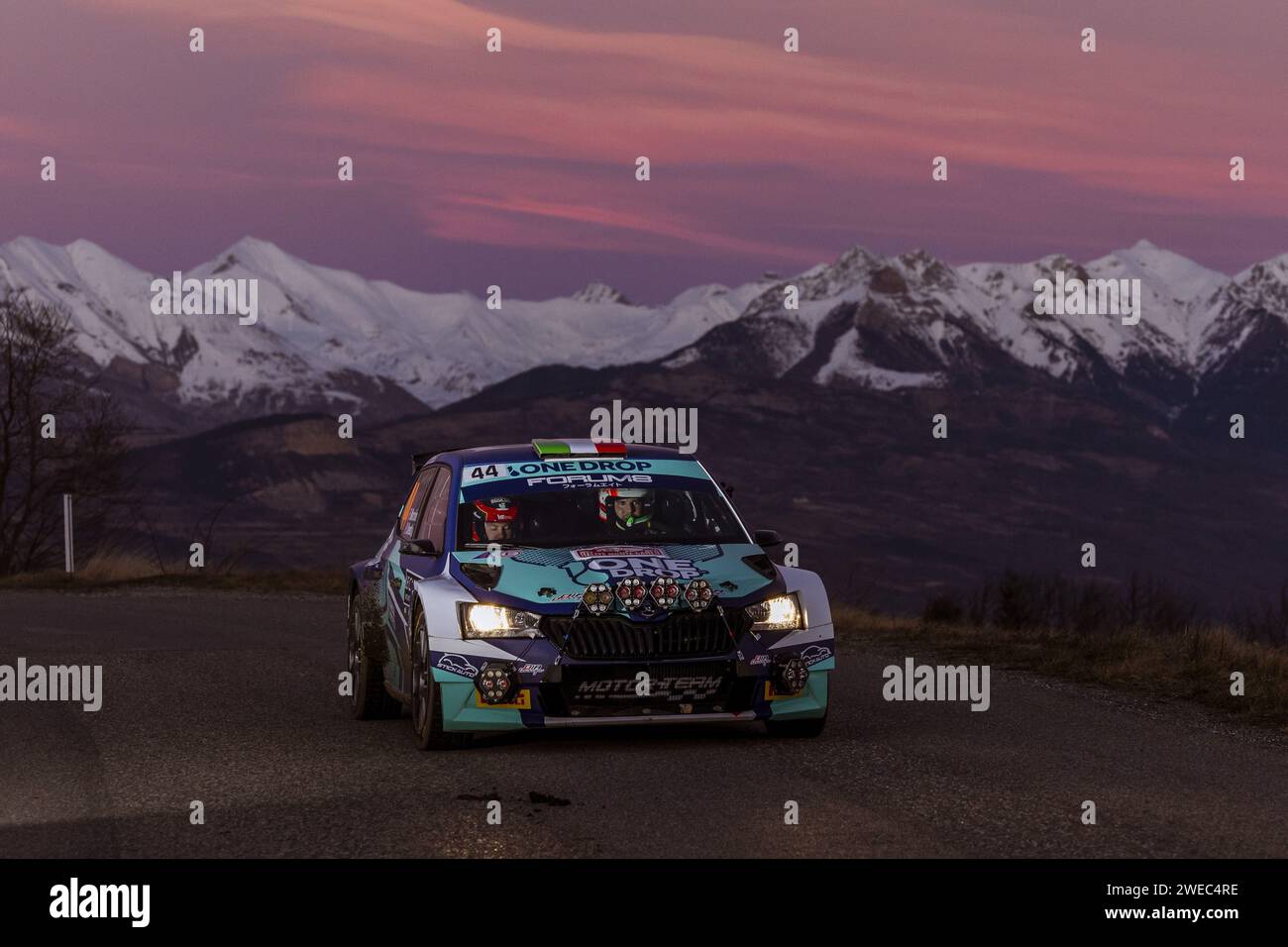 44 MARCHINO Filippo, OMETTO Pietro Elia, Skoda Fabia Evo Rally2, action