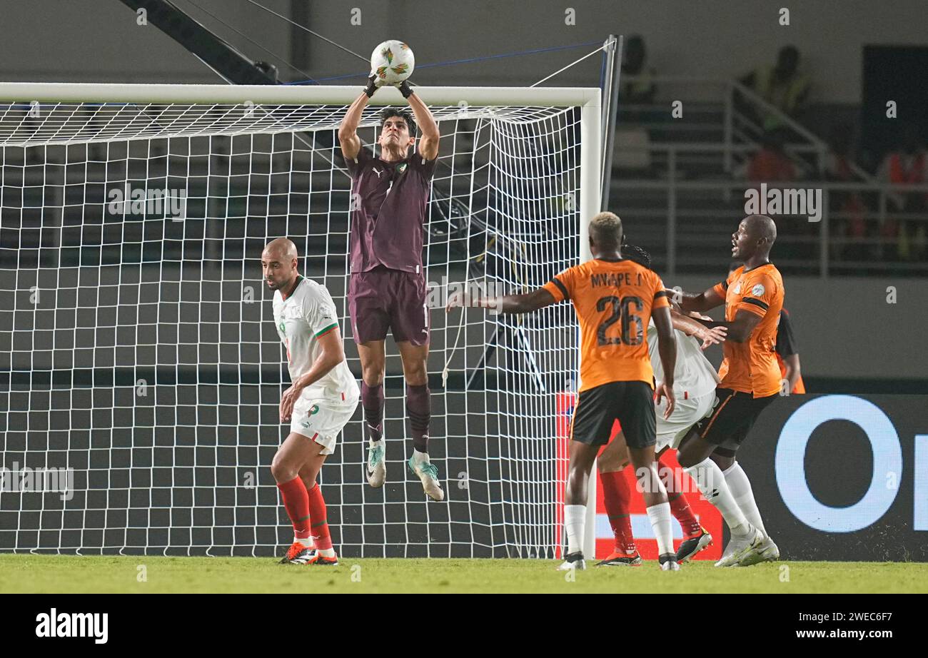 January 24 2024: Yassine Bounou (Morocco) // During A African Cup Of ...