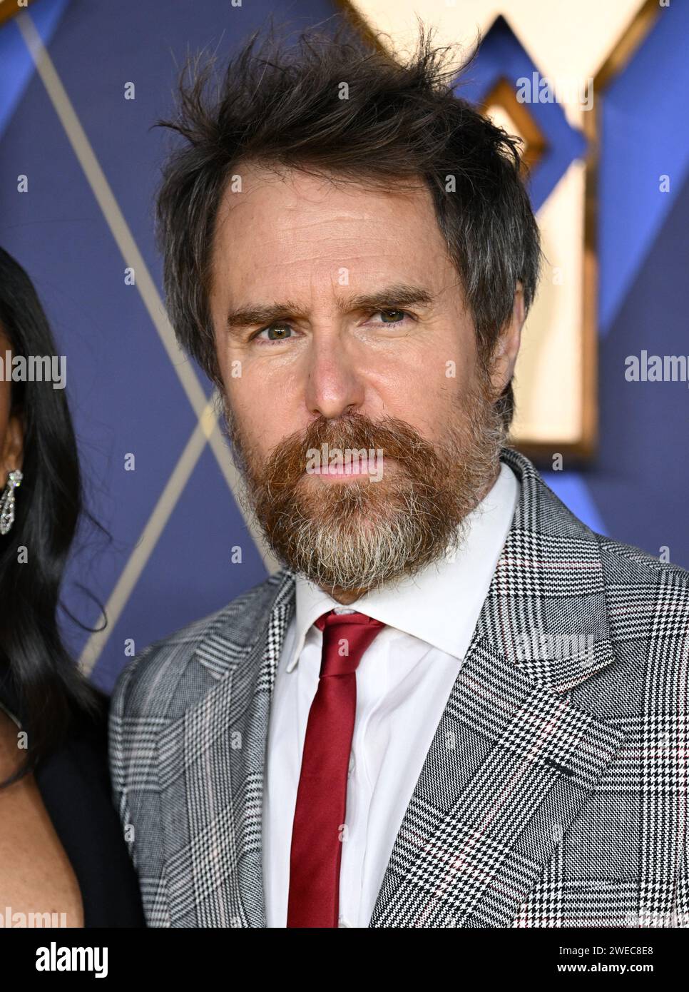 London, UK. January 24th, 2024. Sam Rockwell arriving at the Argylle
