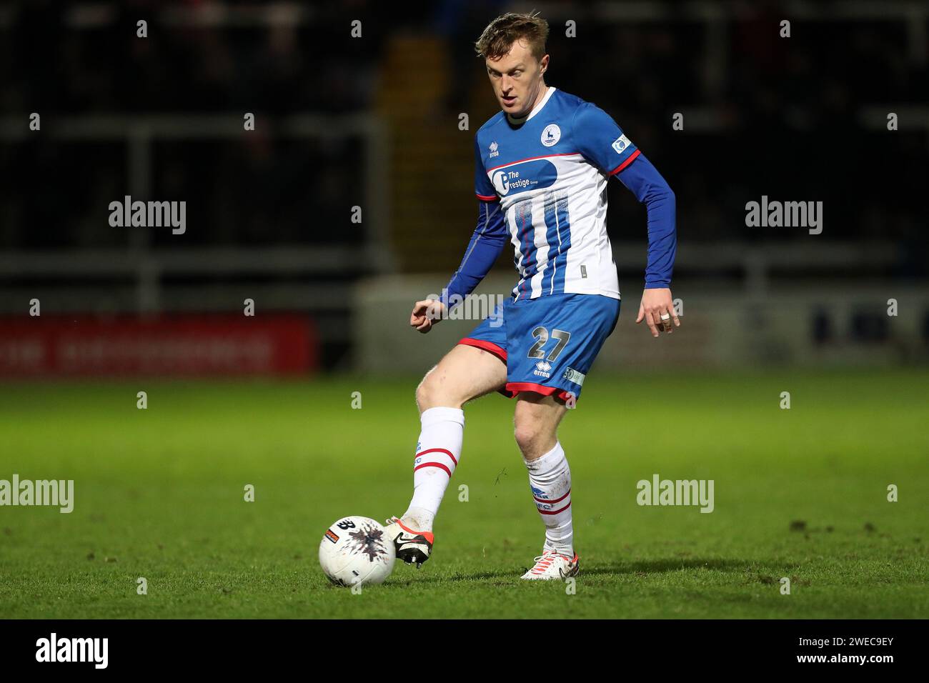 Luke Hendrie of Hartlepool United during the Vanarama National League