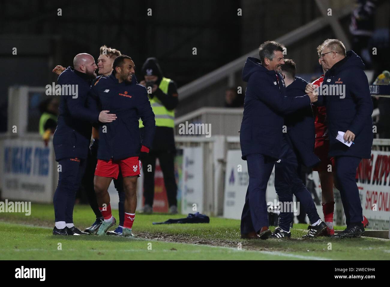 Hartlepool united vs kidderminster harriers hires stock photography