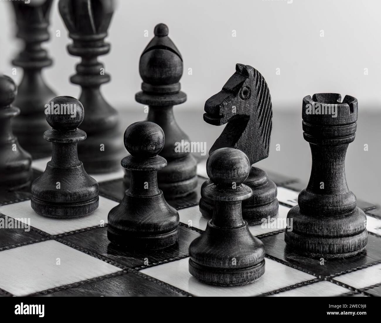 Chess pieces Stock Photo