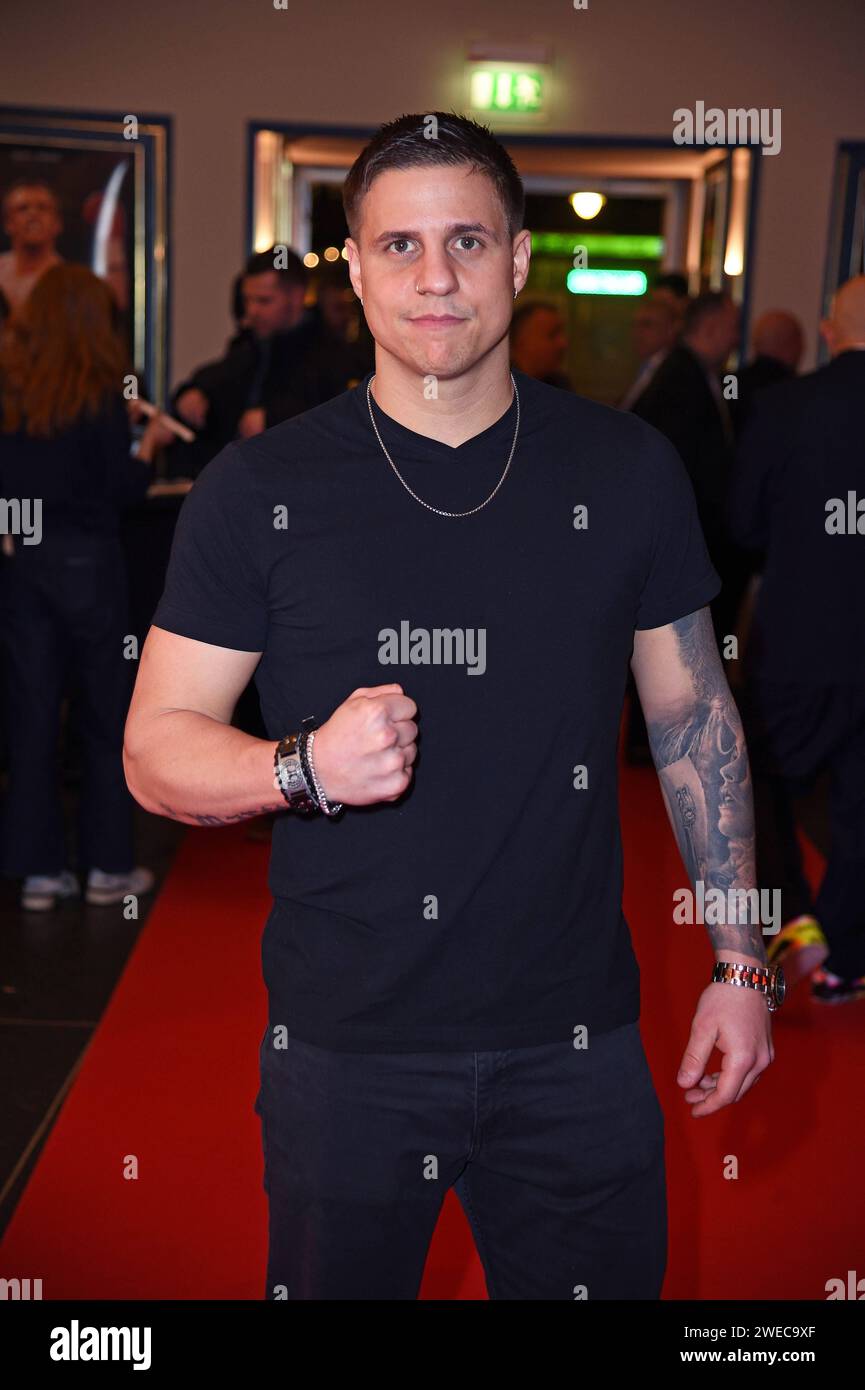 Tyron Zeuge bei der Premiere der Dokumentation Graciano Rocchigiani