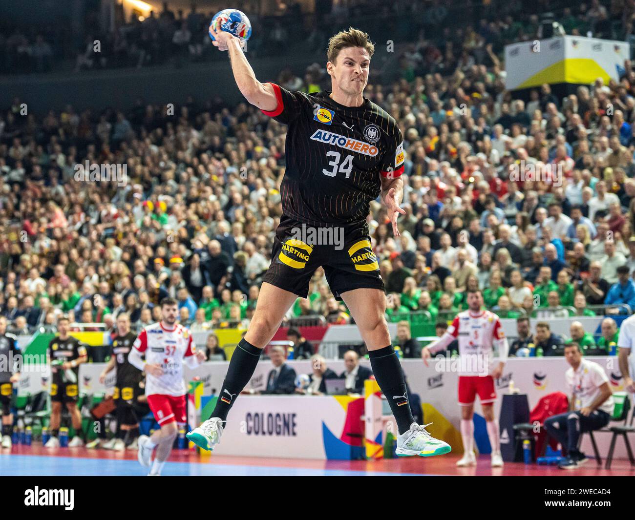 Koeln, Deutschland. 24th Jan, 2024. Rune Dahmke (Deutschland, 34) beim