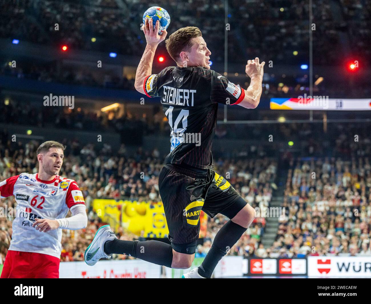 Koeln, Deutschland. 24th Jan, 2024. Justus Fischer (Deutschland, 14