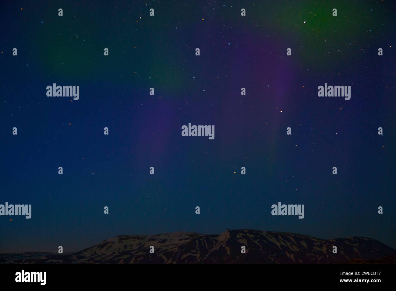 Beautiful Image of the Northern Lights in Iceland Aurora Borealis Stock ...