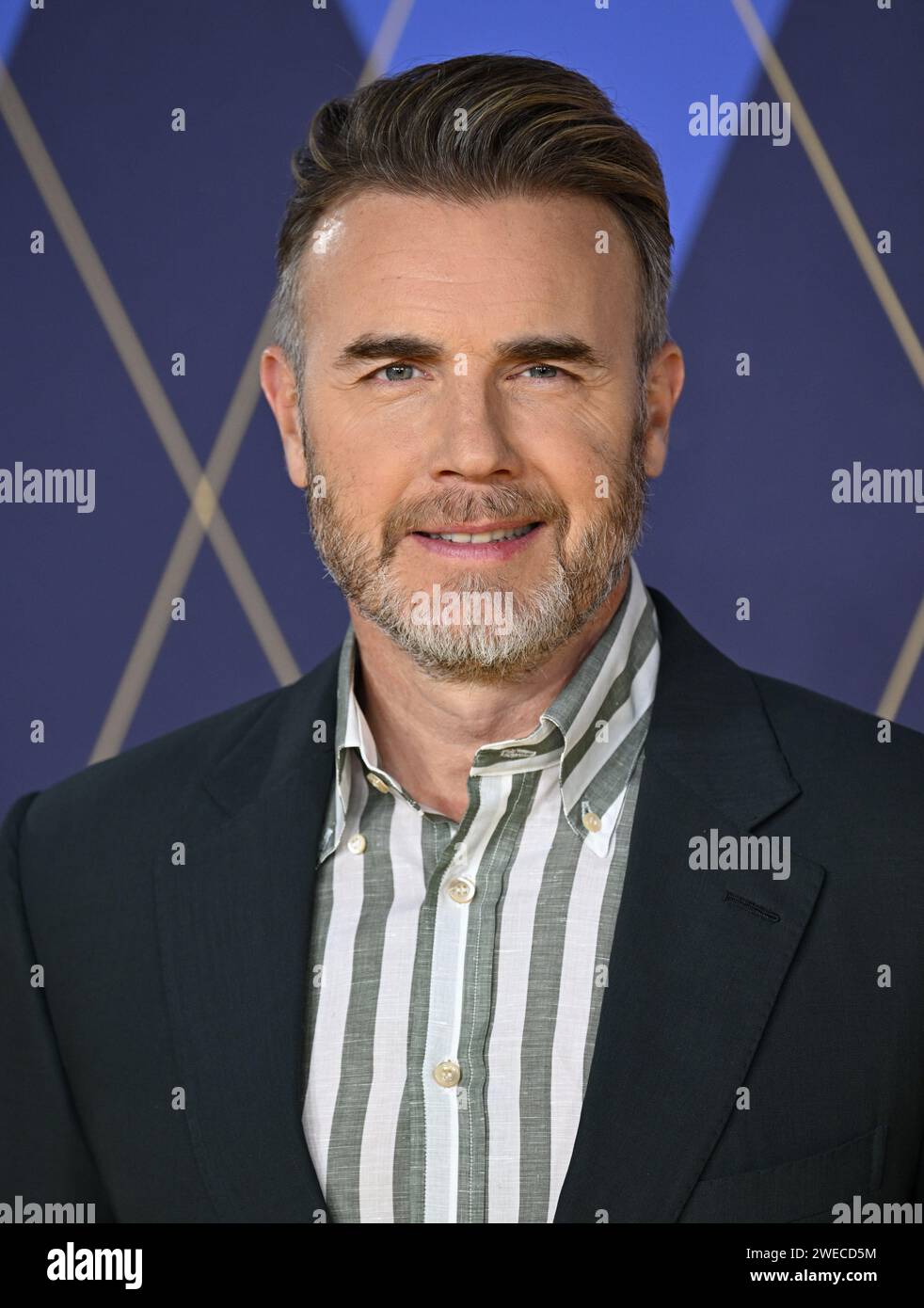 London, UK. January 24th, 2024. Gary Barlow arriving at the Argylle World Premiere, Odeon Luxe