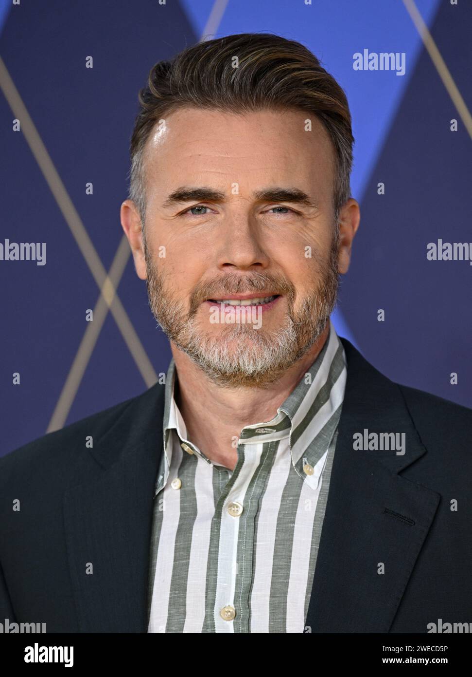 London, UK. January 24th, 2024. Gary Barlow arriving at the Argylle World Premiere, Odeon Luxe