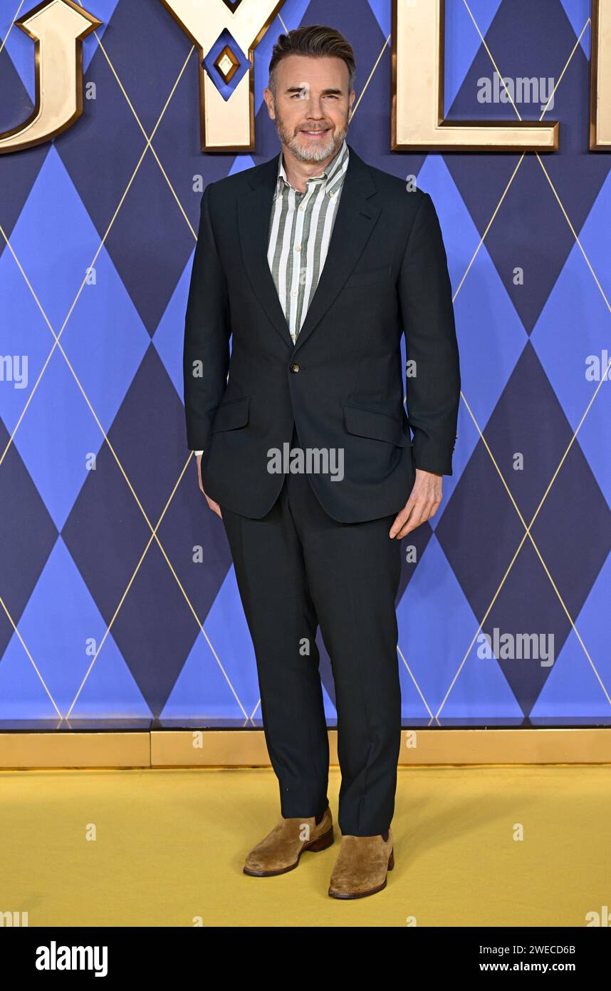 London, UK. January 24th, 2025. Gary Barlow arriving at the Argylle World Premiere, Odeon Luxe