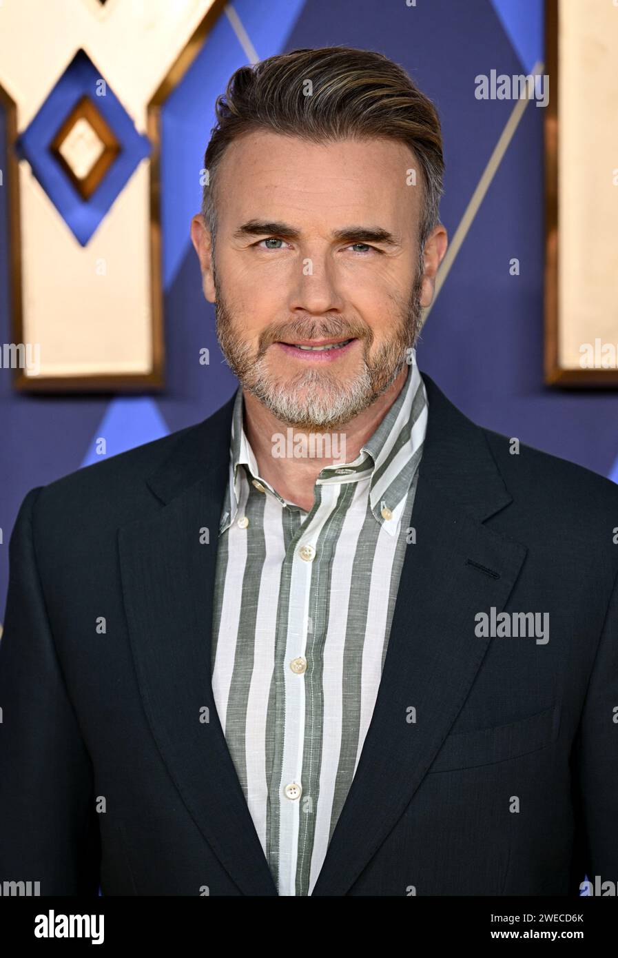 London, UK. January 24th, 2024. Gary Barlow arriving at the Argylle World Premiere, Odeon Luxe