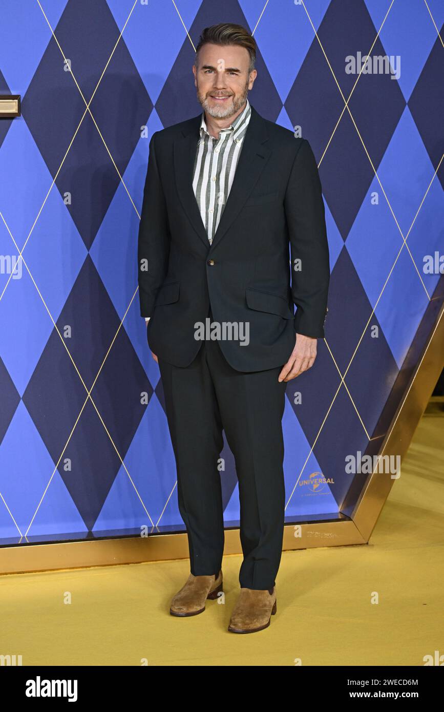 London, UK. January 24th, 2025. Gary Barlow arriving at the Argylle World Premiere, Odeon Luxe
