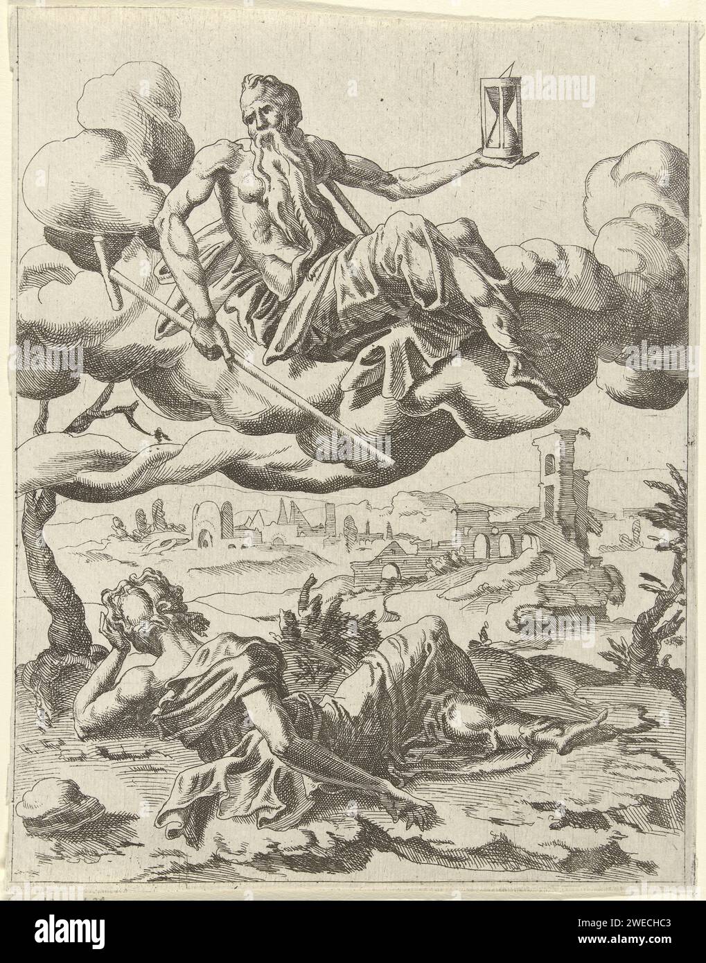 Time Personification Scythe carro hi-res stock photography and images - Alamy