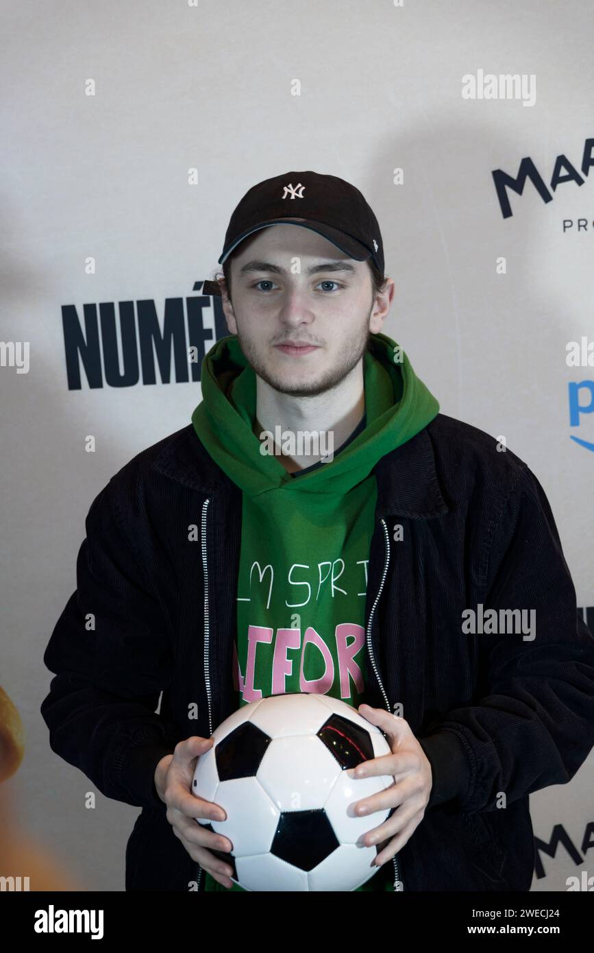 Paris, France. 24th Jan, 2024. NUMERO 10 premiere by David Diane at