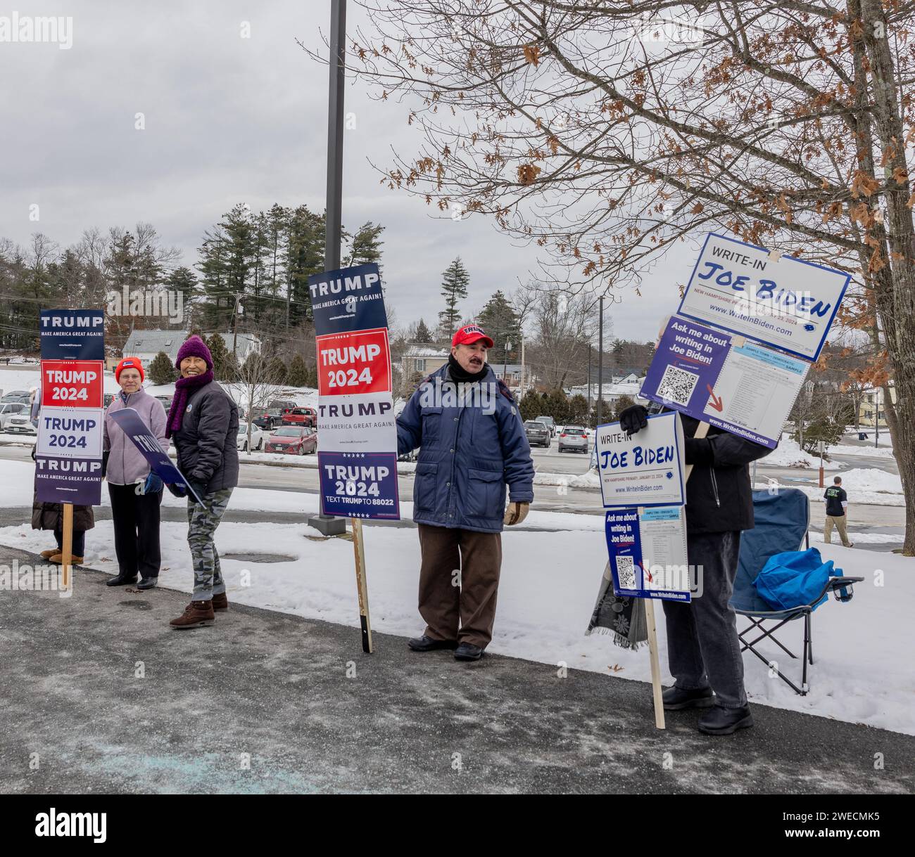 NASHUA, N.H. January 23, 2025 People campaign for presidential