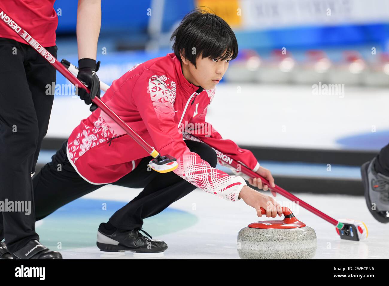 Gangneung Curling Centre, Gangneung, South Korea. 24th Jan, 2024. Kaito