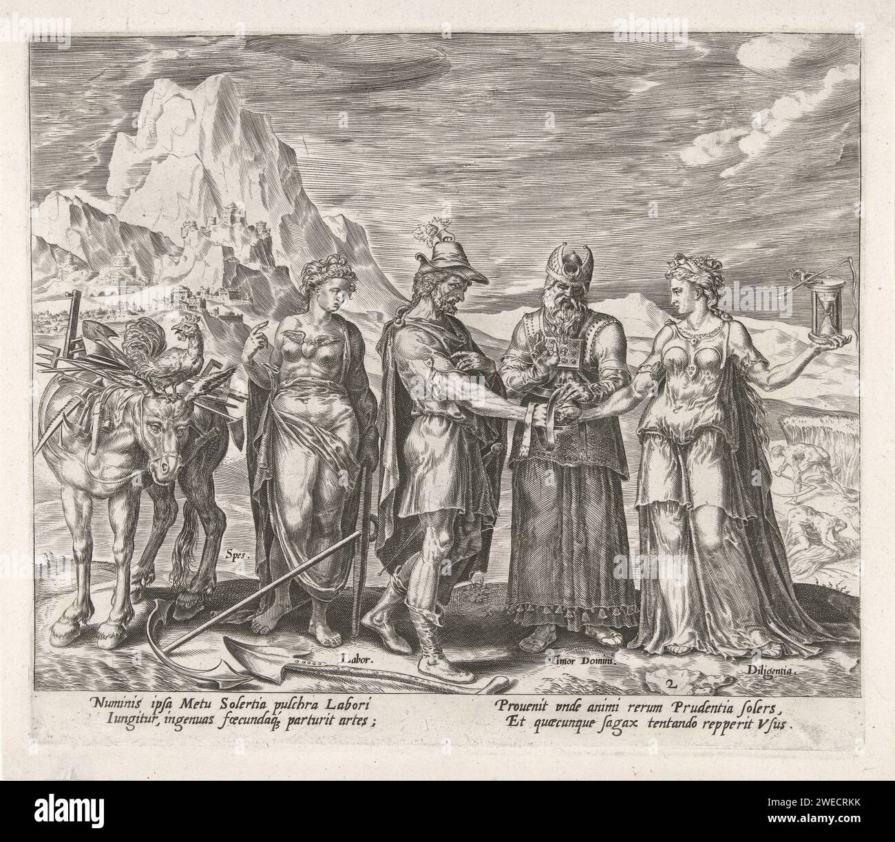 Paper Dominus Labor allegorical figure hi-res stock photography and images - Alamy