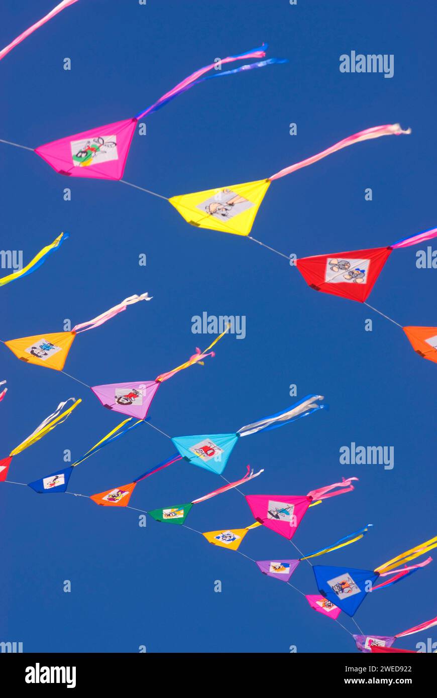 Kites, Sand & Sawdust Festival, Ocean Shores, Washington Stock Photo