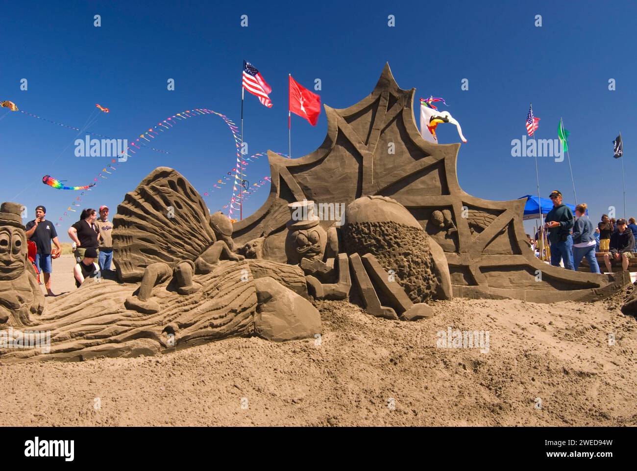 Sandcastle Contest, Sand & Sawdust Festival, Ocean Shores, Washington