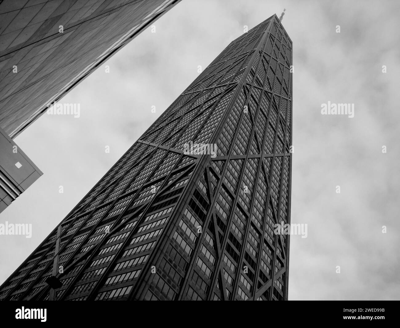 John Hancock Center skyscraper Stock Photo Alamy