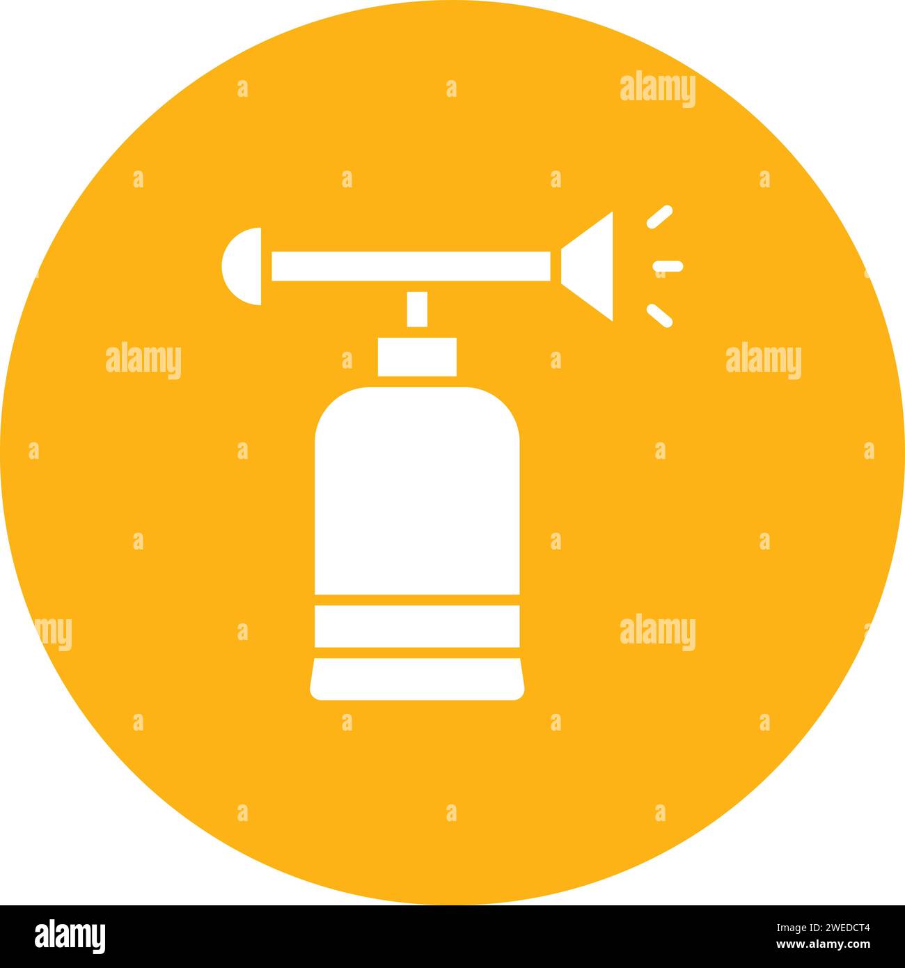 Air Horn icon vector image. Stock Vector