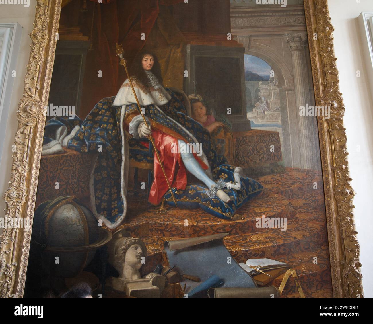 Louis xiv versailles painting hi-res stock photography and images - Alamy