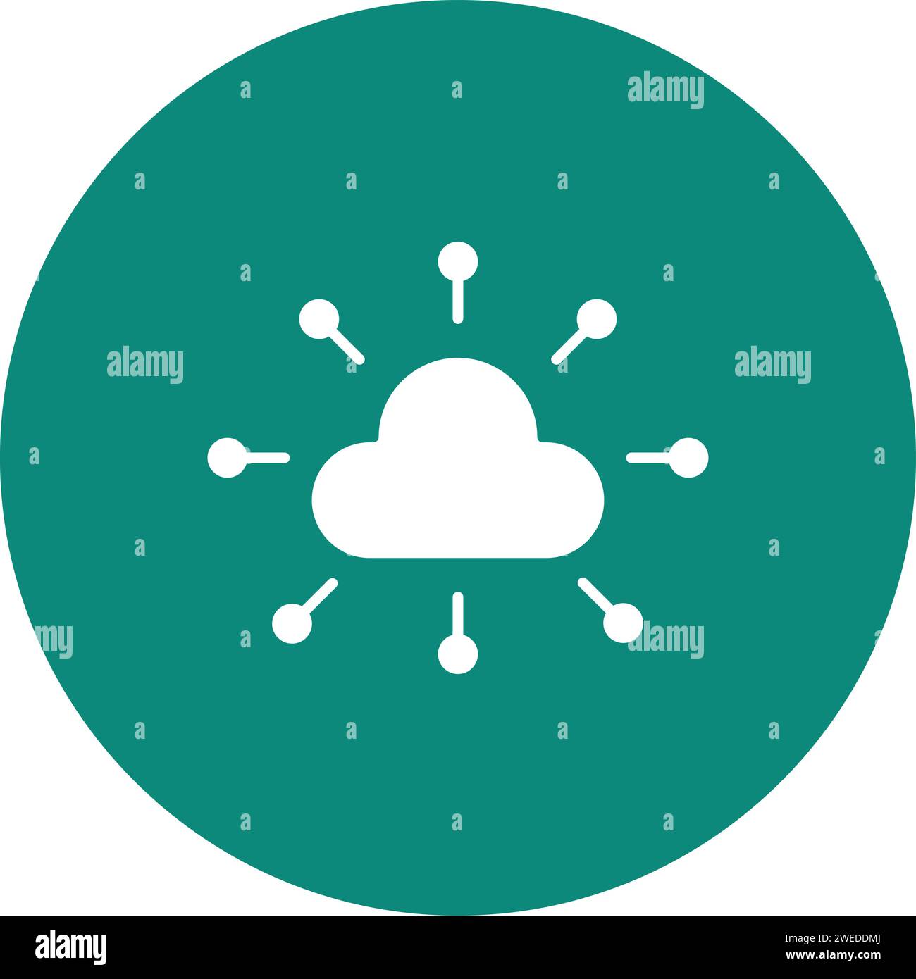 Distributed computing image Stock Vector Images - Alamy