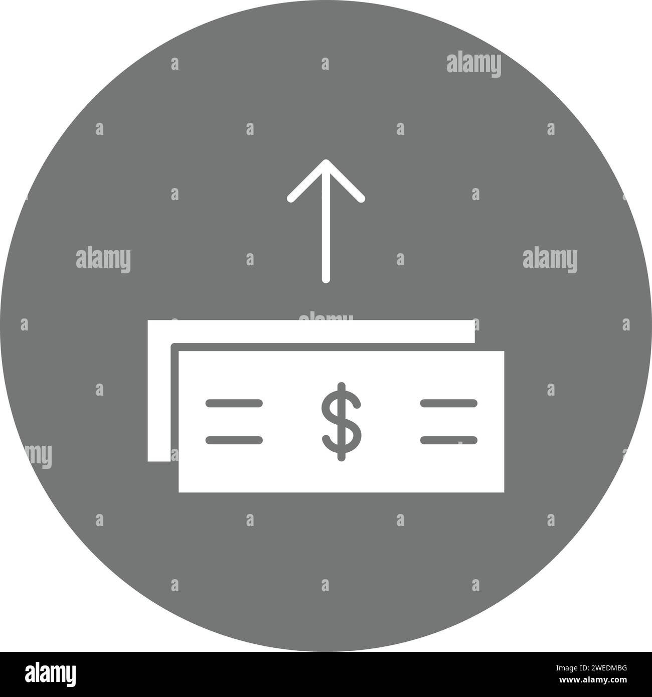 Send Money icon vector image. Stock Vector