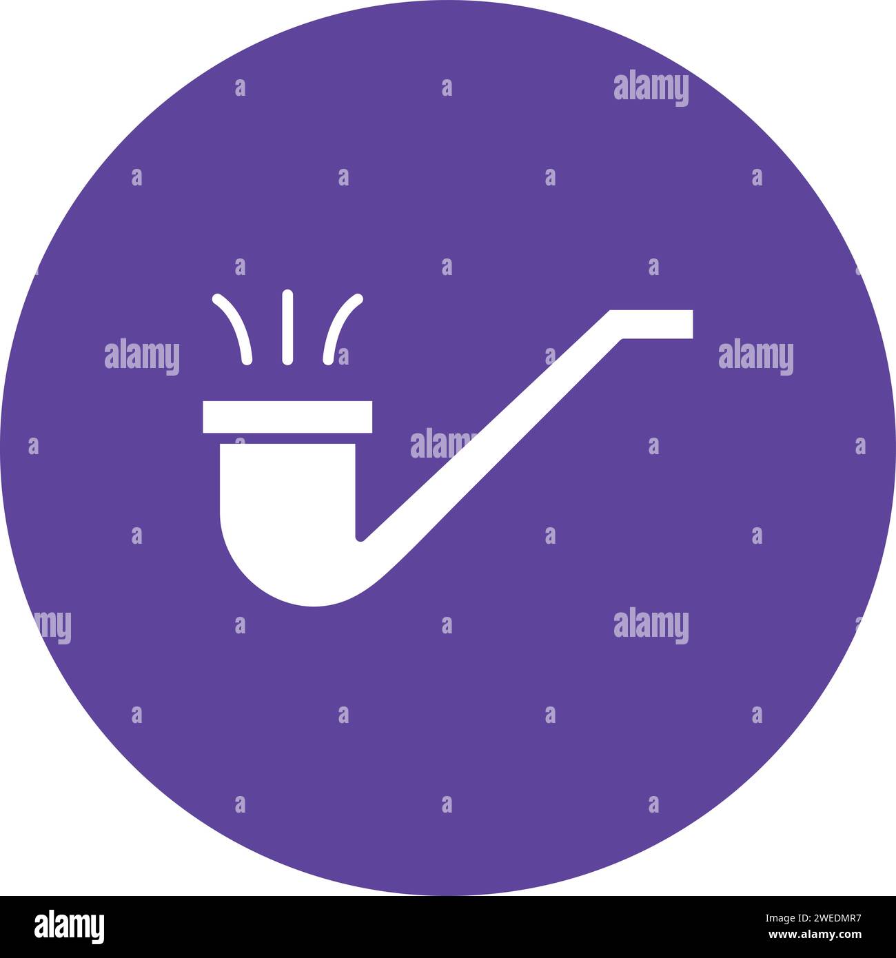Smoking Pipe icon vector image Stock Vector Image & Art - Alamy