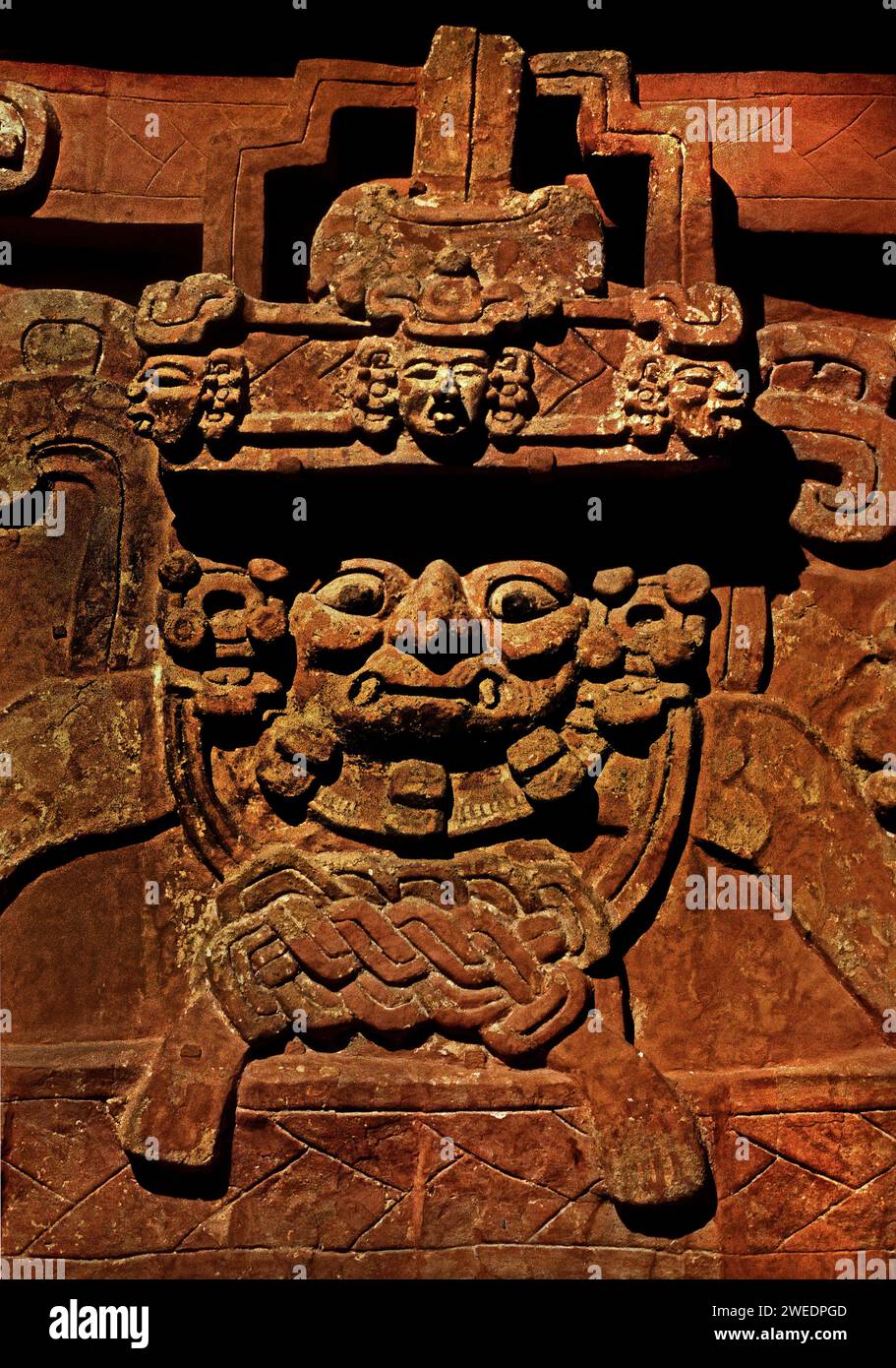 Mexico Anthropology Museum Maya archaeology  Kinich Stock Photo