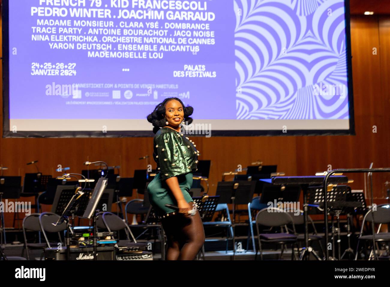 Cannes, France. 24th Jan, 2024. Yemi Alade during the opening