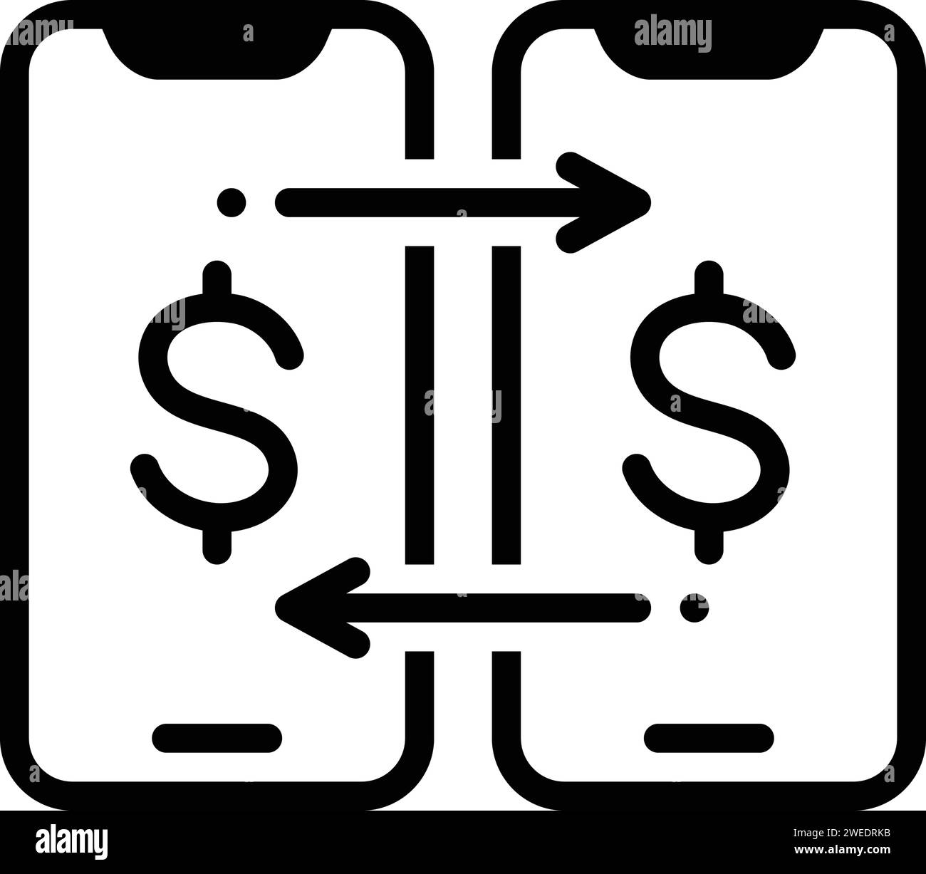 Money transfer Black and White Stock Photos & Images - Alamy