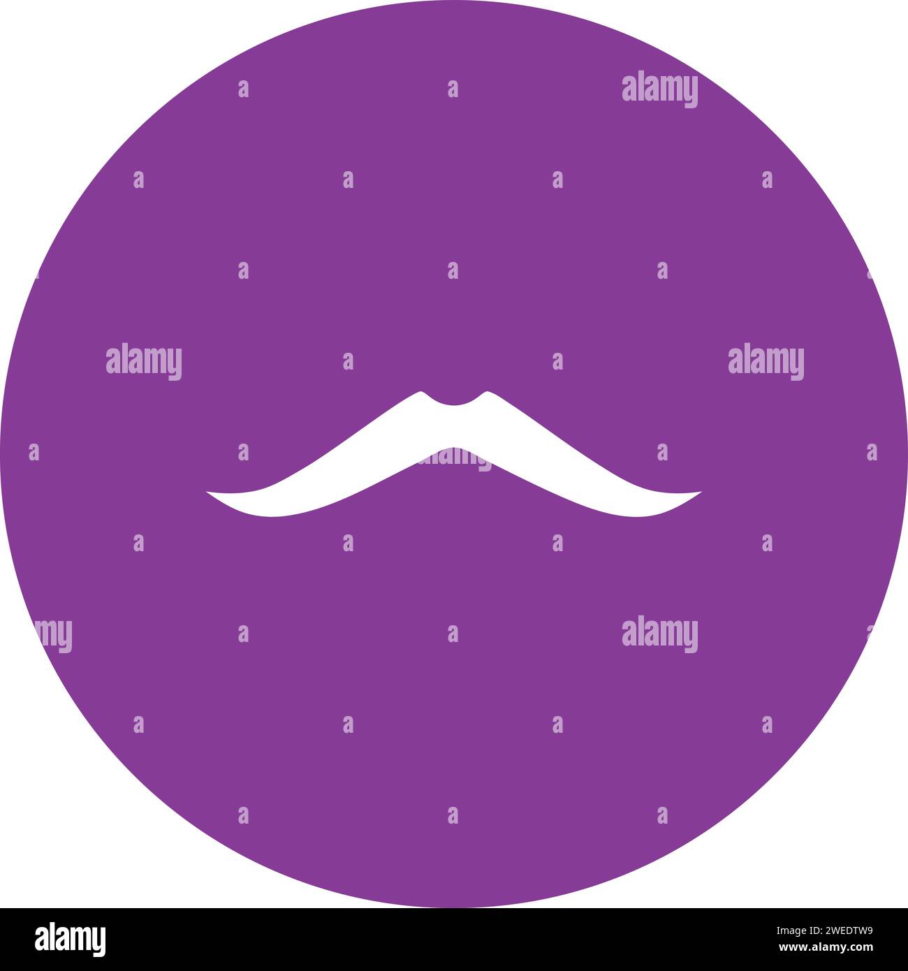 Moustache icon vector image Stock Vector Image & Art - Alamy