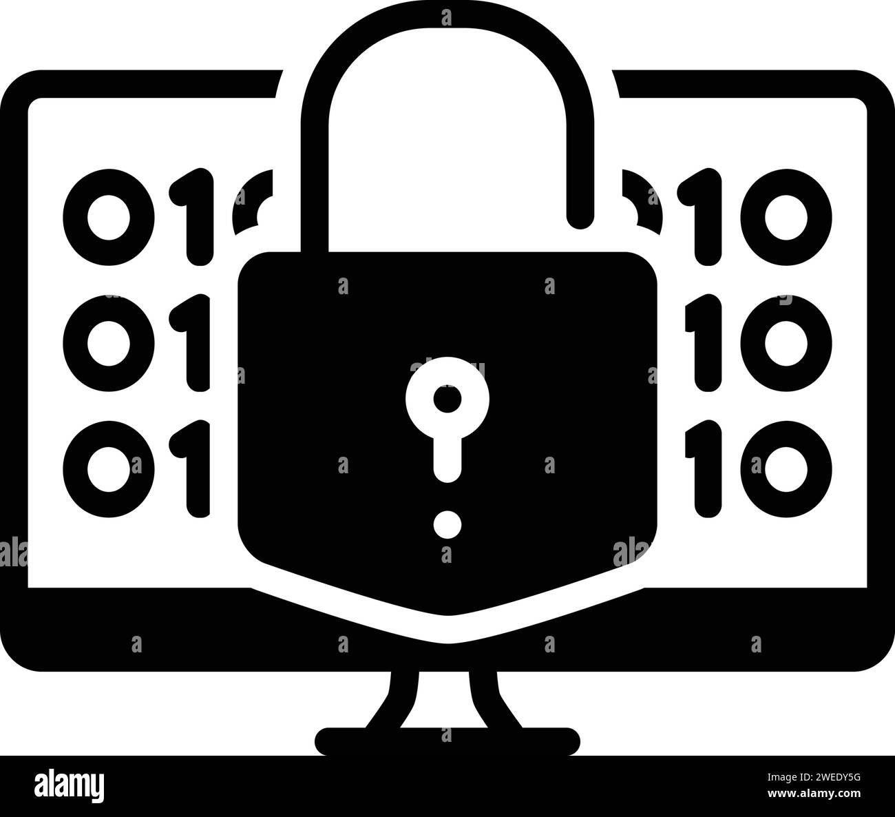 Decryption vector vectors Black and White Stock Photos & Images - Alamy