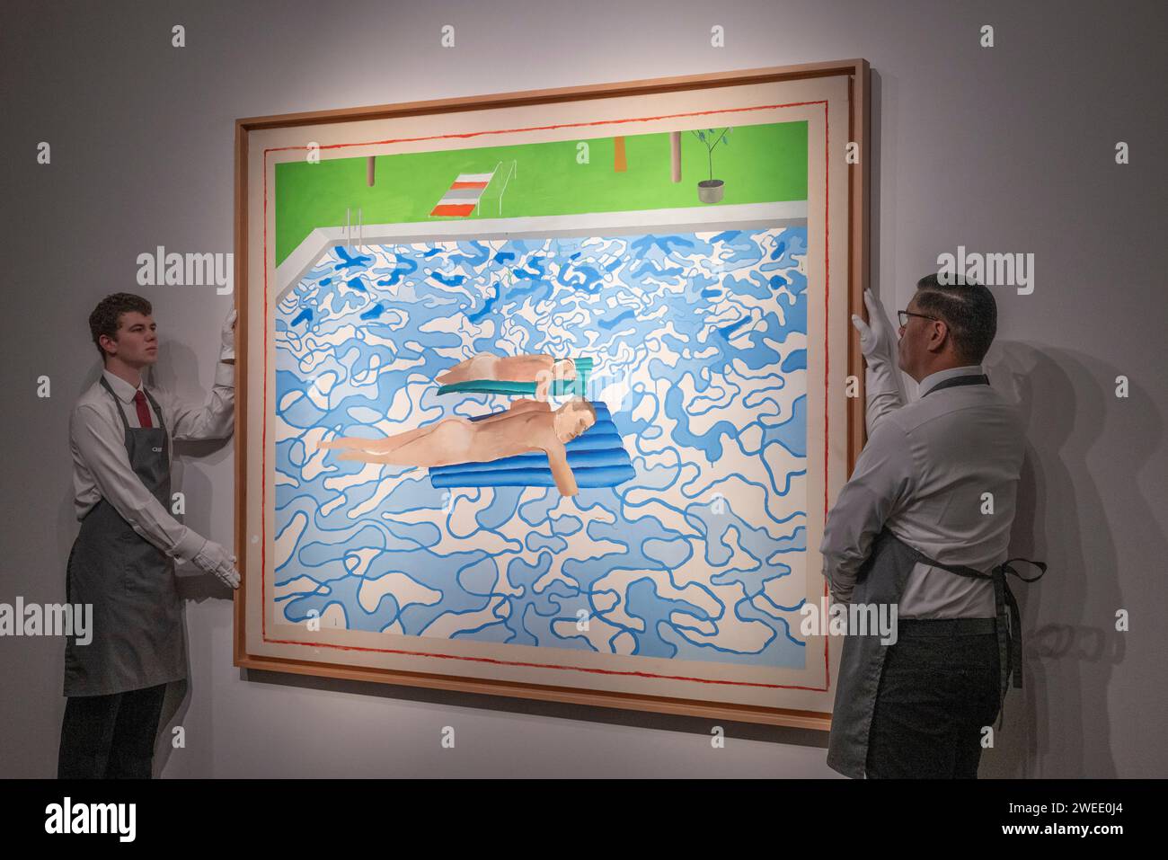 HOCKNEY DAVID (° 1964)David Hockney plate... | Lithographies: enchères