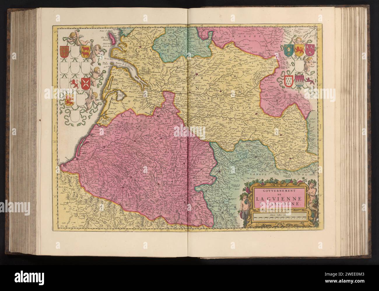 Map of Guyenne and Gascogne, Anonymous, c. 1667 print This print is ...