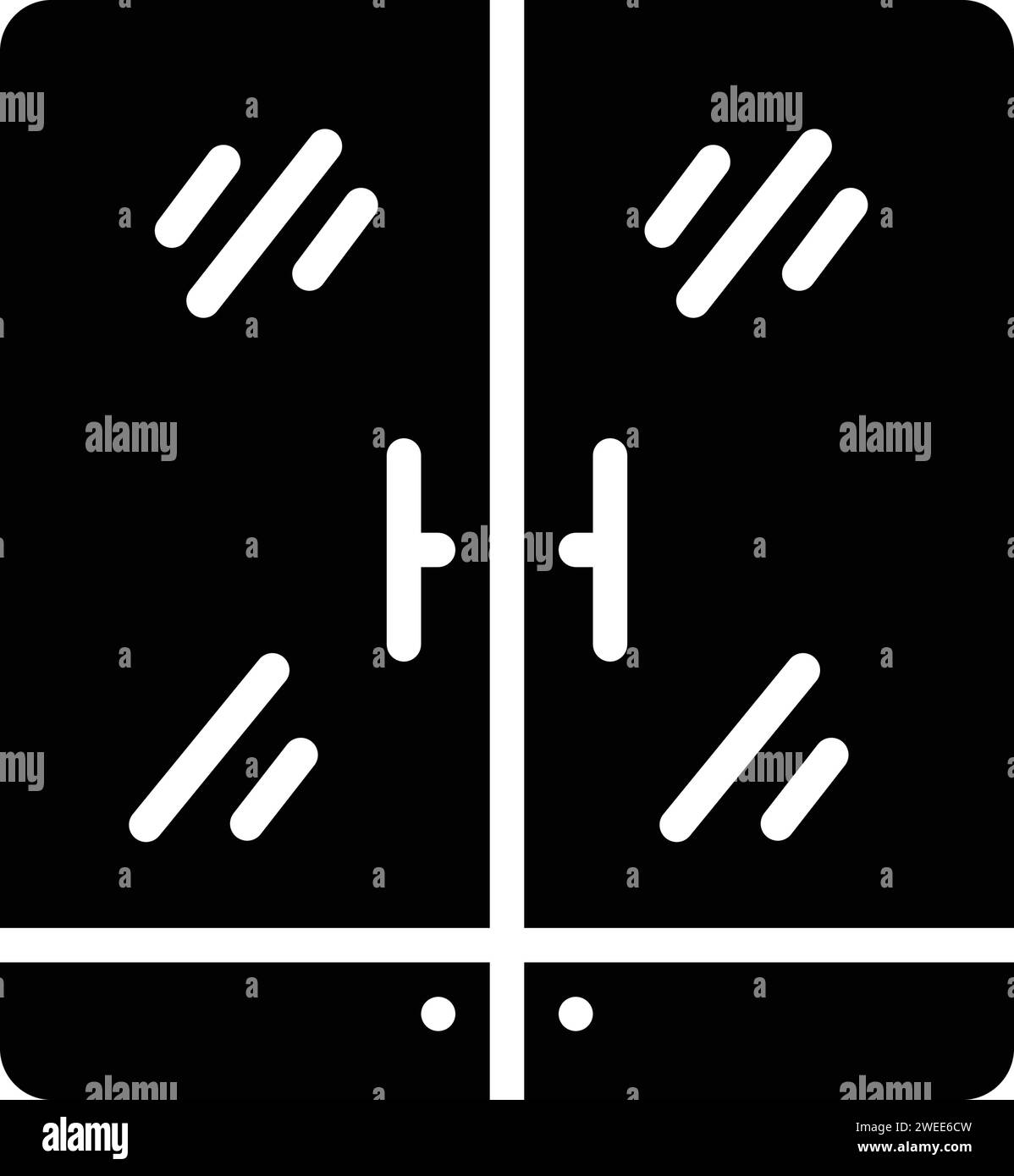 Transparent door Black and White Stock Photos & Images - Alamy