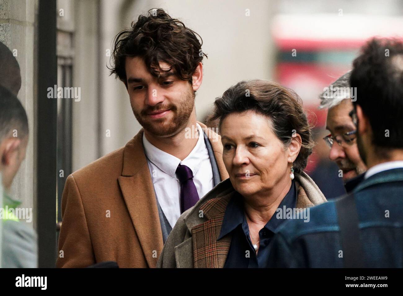 Constance Marten's brother Tobias Marten and her mother Virginie de ...