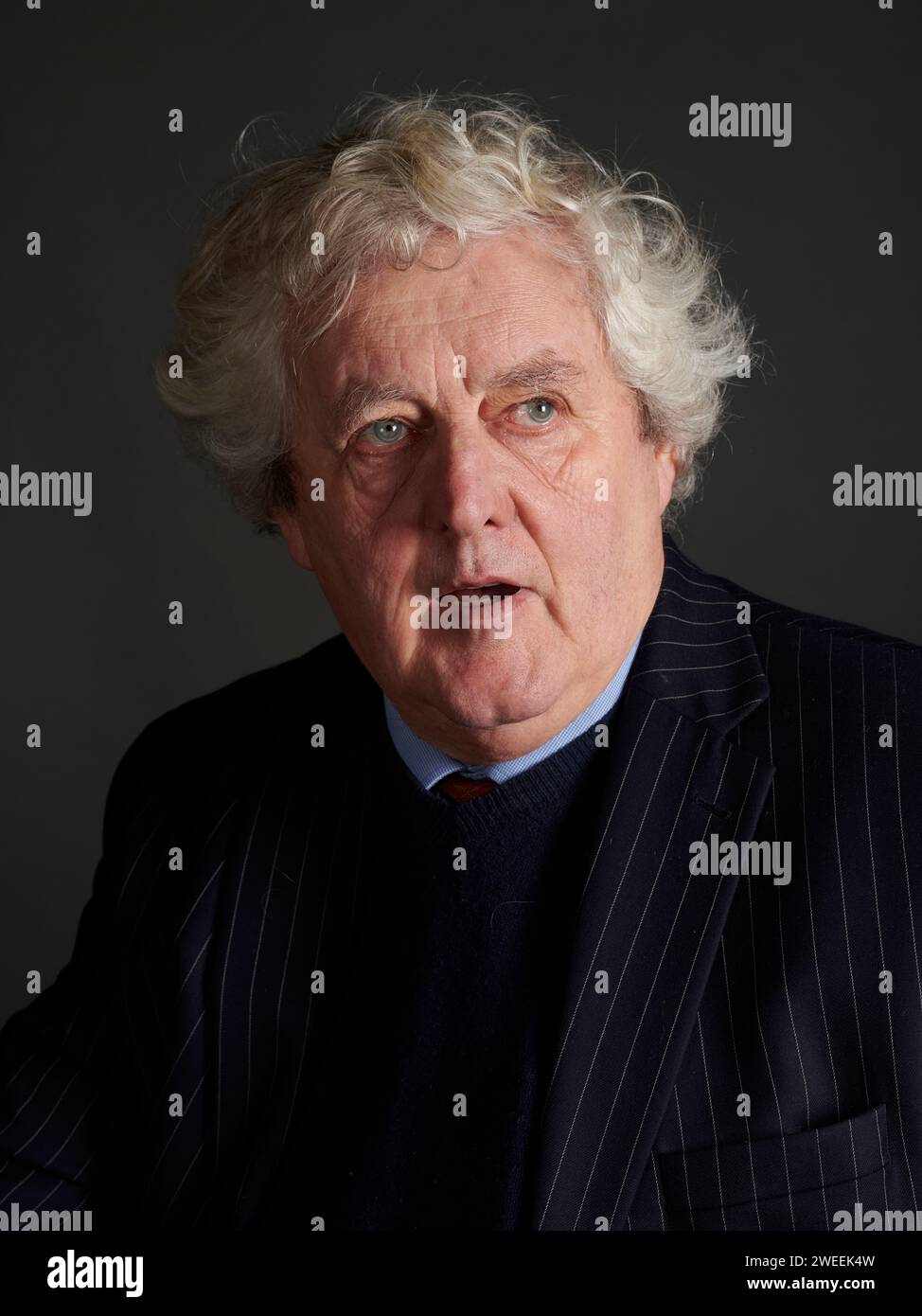 James Hughes-Onslow at The Oldie Literary Lunch 23-01-24 Stock Photo