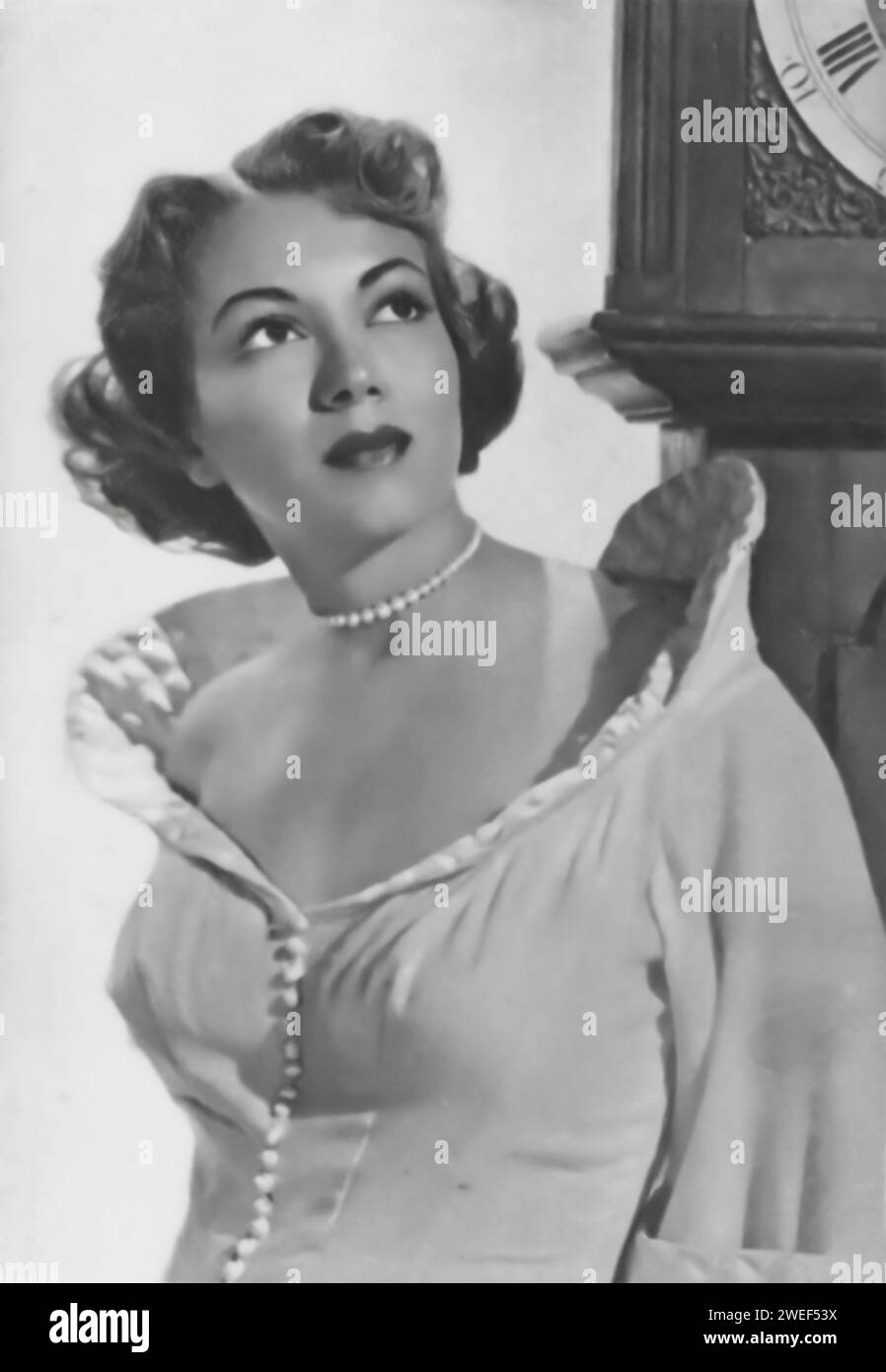 A portrait of actress Monica Lewis, featured in the movie 'The Strip ...