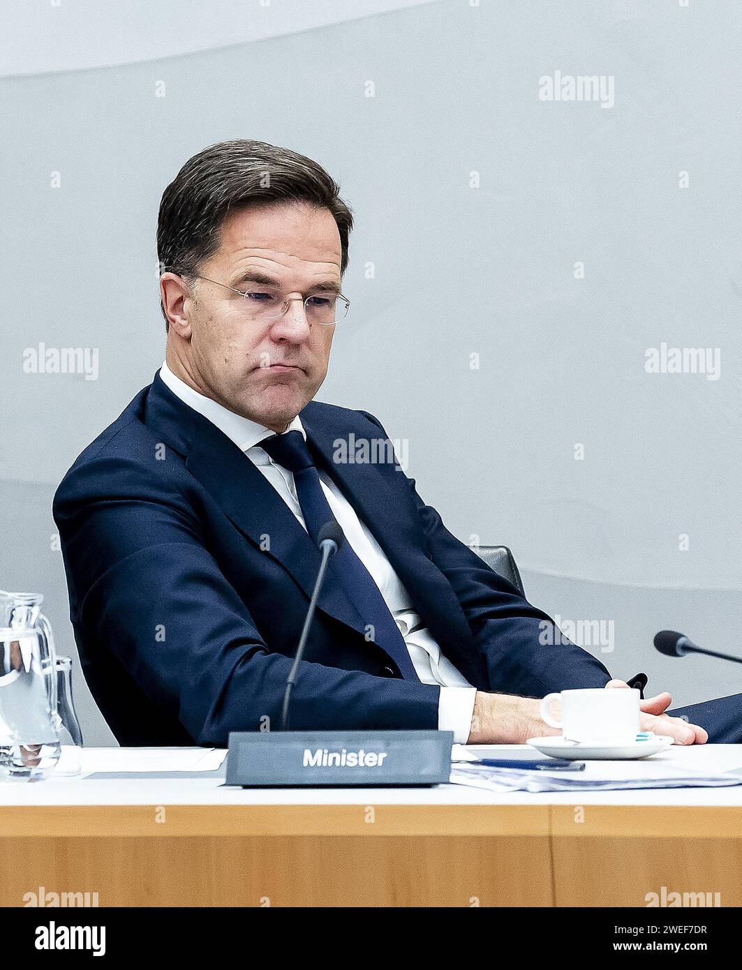 THE HAGUE - Prime Minister Mark Rutte during a debate in the House of ...