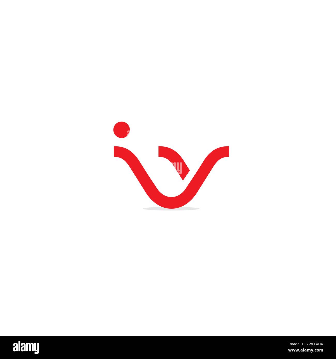 IVY Logo. Letter IY Logo Design Stock Vector