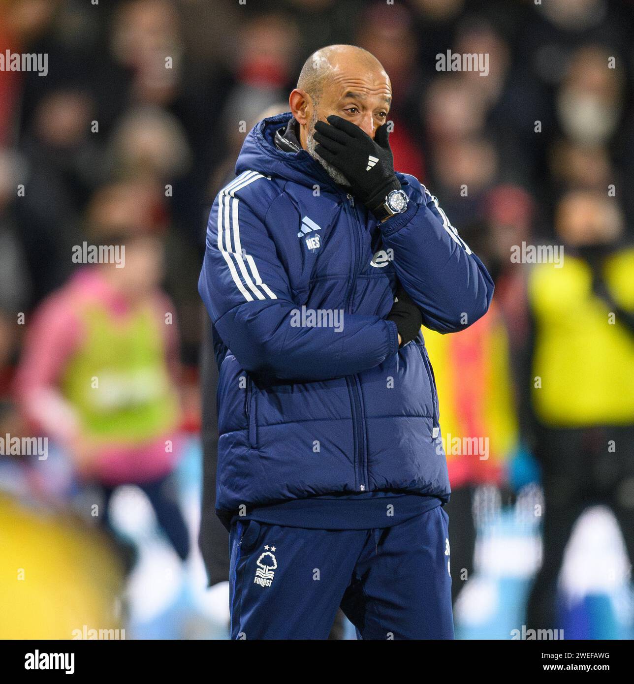 London, UK. 20th Jan, 2024 Brentford v Nottingham Forest Premier
