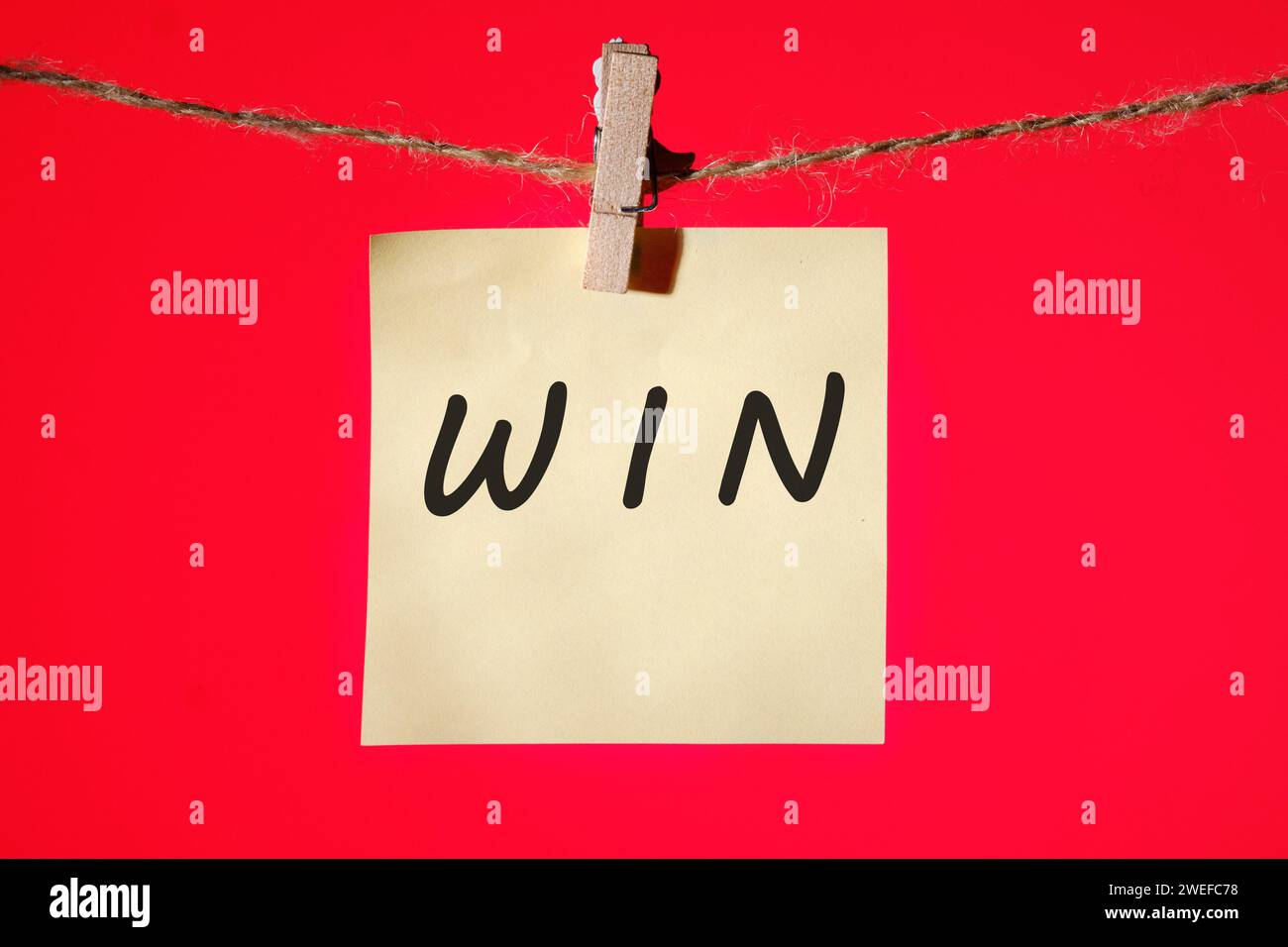win win cloud word Stock Photo