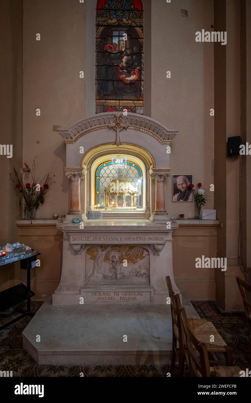 Dardilly, France 08 06 2023 Panoramic view inside SaintJeanMarie