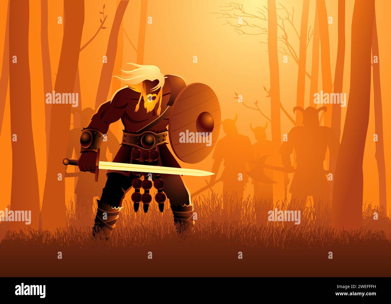 Viking invasion Stock Vector Images Alamy