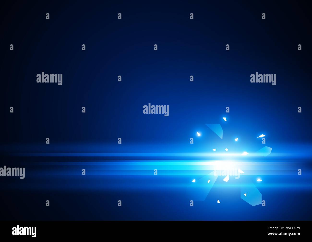 Abstract blue line vector background in EPS10 format Stock Vector