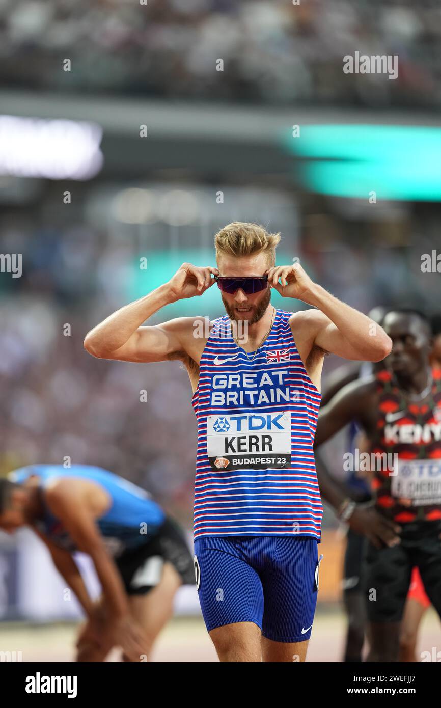 Josh KERR participating in the 1500 meters at the World Athletics