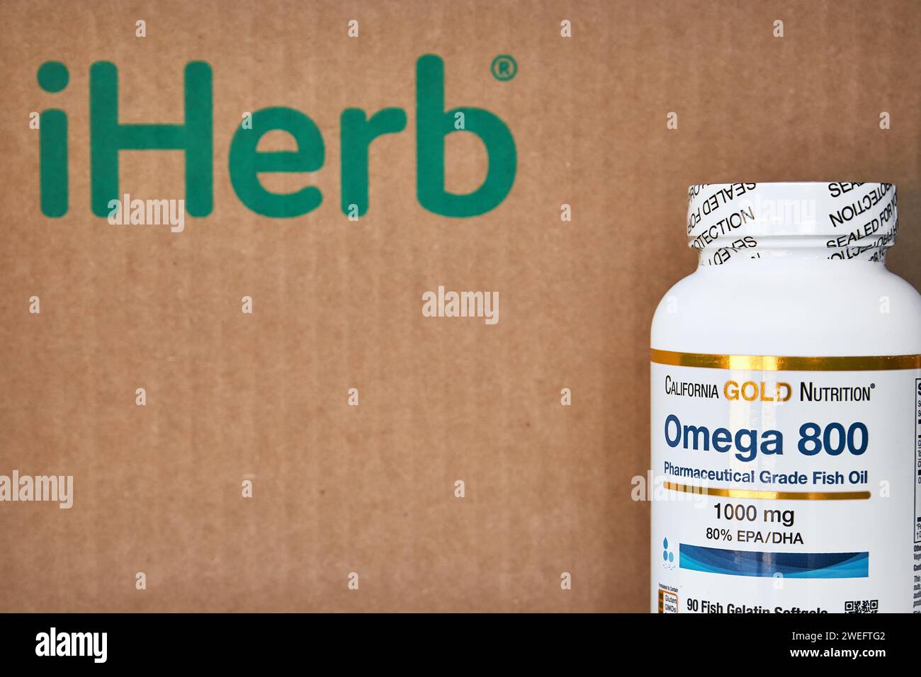 California Gold Nutrition company, Omega 800 Pharmaceutical Grade Fish